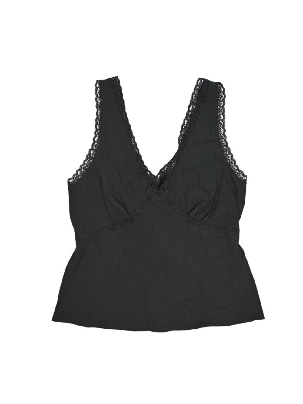 Cou Cou The Iris Tank in Cotton Voile Black